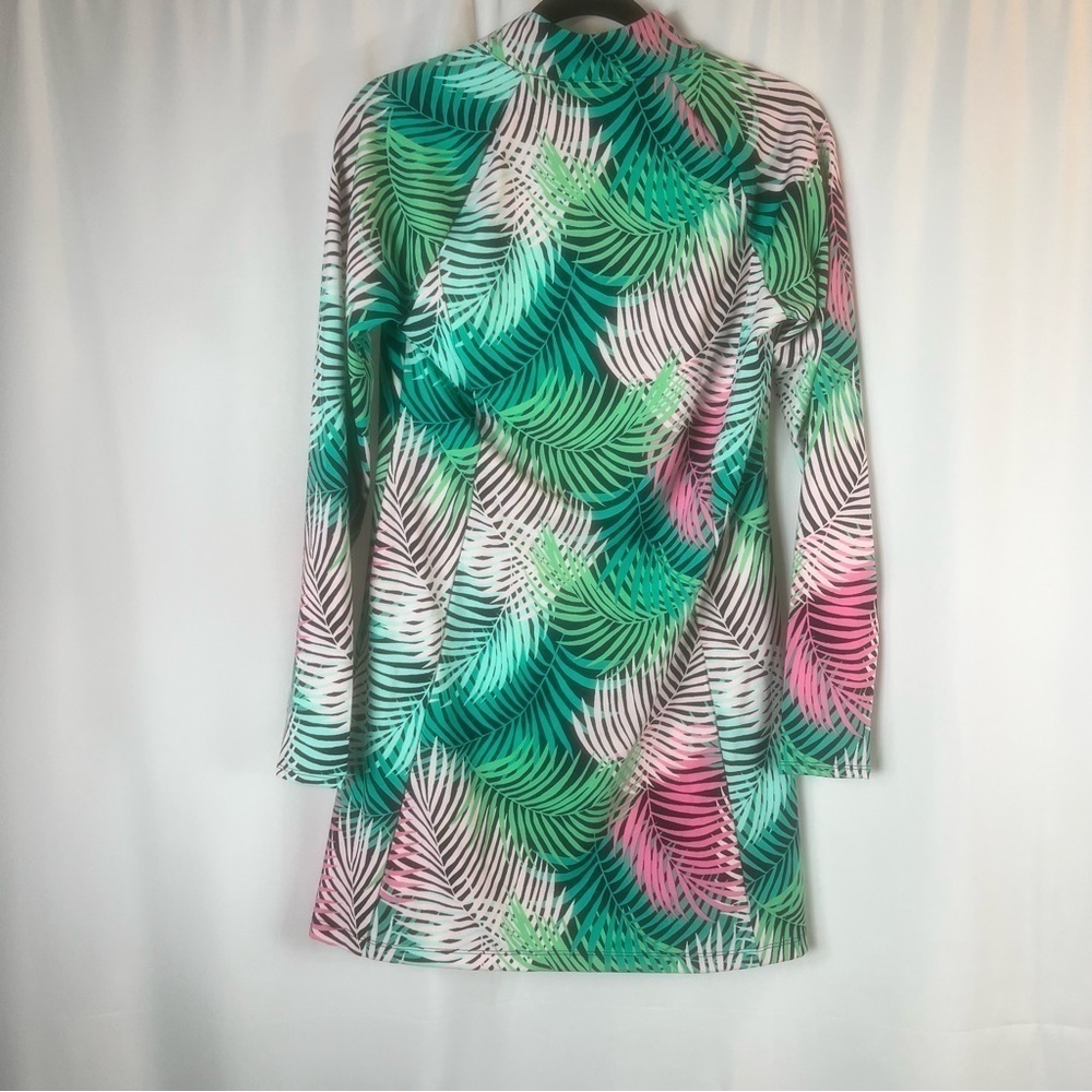 Tommy Bahama Golf Long Sleeve dress
Zip Up Neck Colorful Leaf Print Dress S - Picture 12 of 15